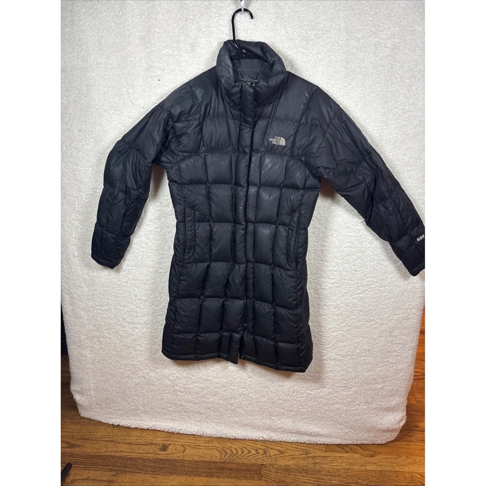 The North Face Women Black 600 Fill Down Parka Jacket Coat Size S